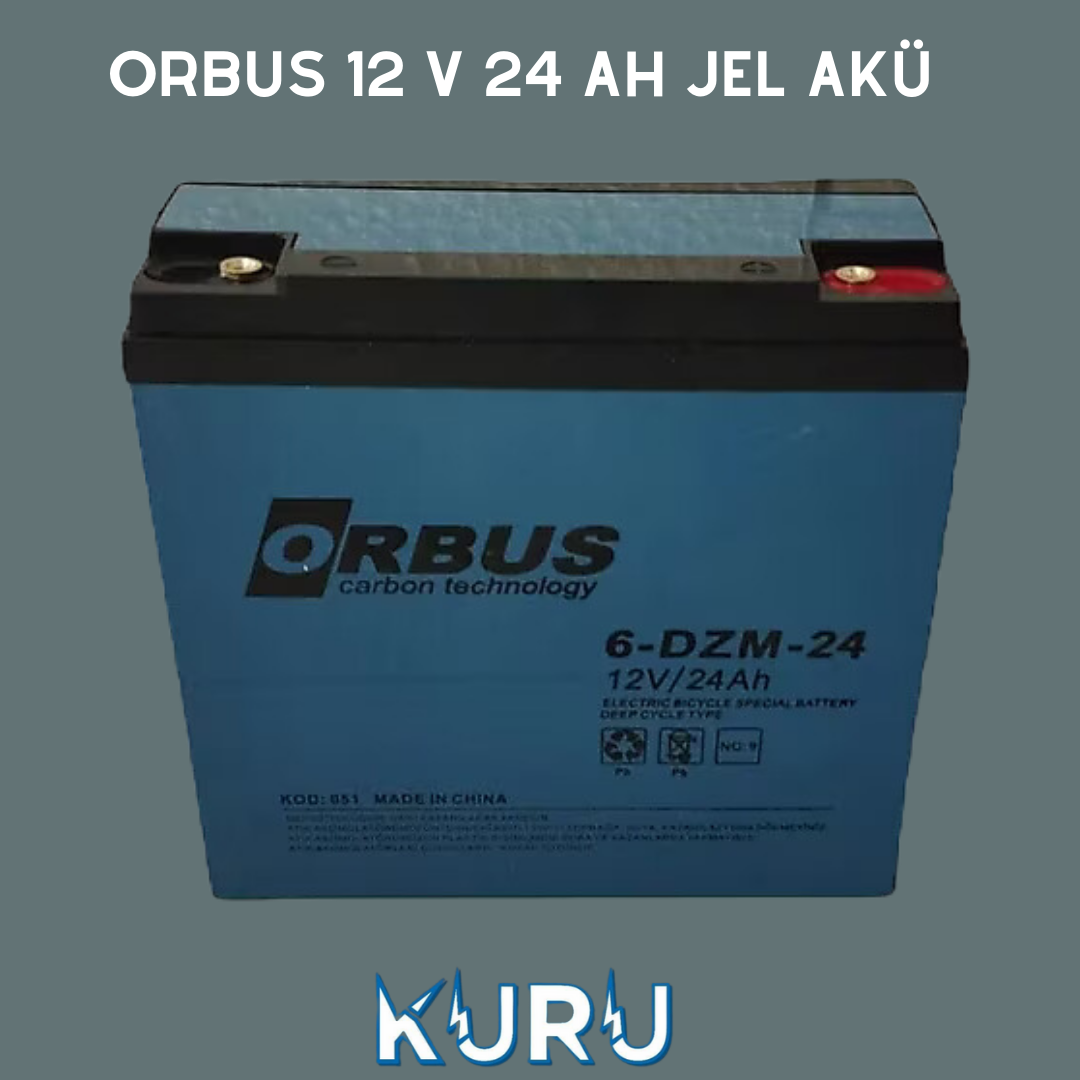 ORBUS12V 24 AH JEL AKÜ