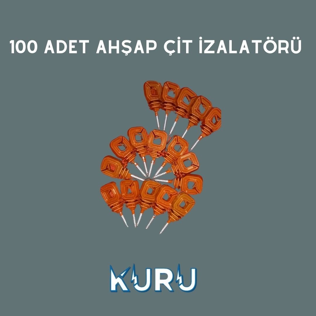 100 ADET AHSAPİÇİN ELEKTRİKLİ ÇİT İZOLATÖR