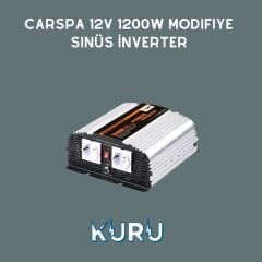 Carspa 12V 1200W Modifiye Sinüs İnverter