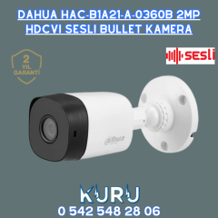 Dahua HAC-B1A21-A-0360B 2mp Hdcvı Sesli Bullet Kamera