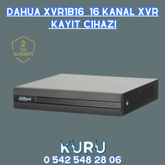 Dahua XVR1B16  16 Kanal XVR  Kayıt Cihazı