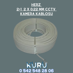 HERZ  2+1  2 X 0.22 MM CCTV  KAMERA KABLOSU