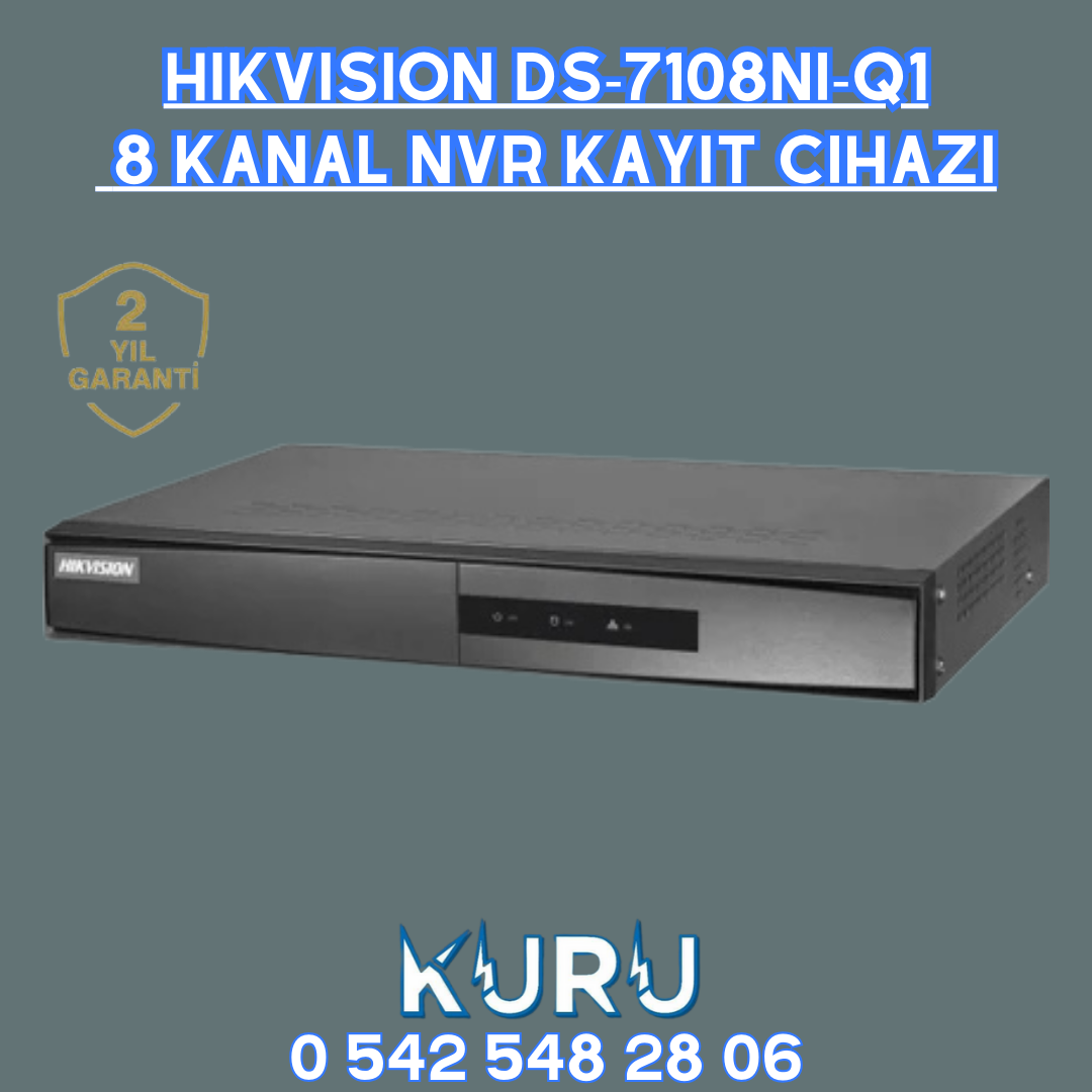 Hikvision DS-7104NI-Q1 4 Kanal Nvr Kayıt Cihazı