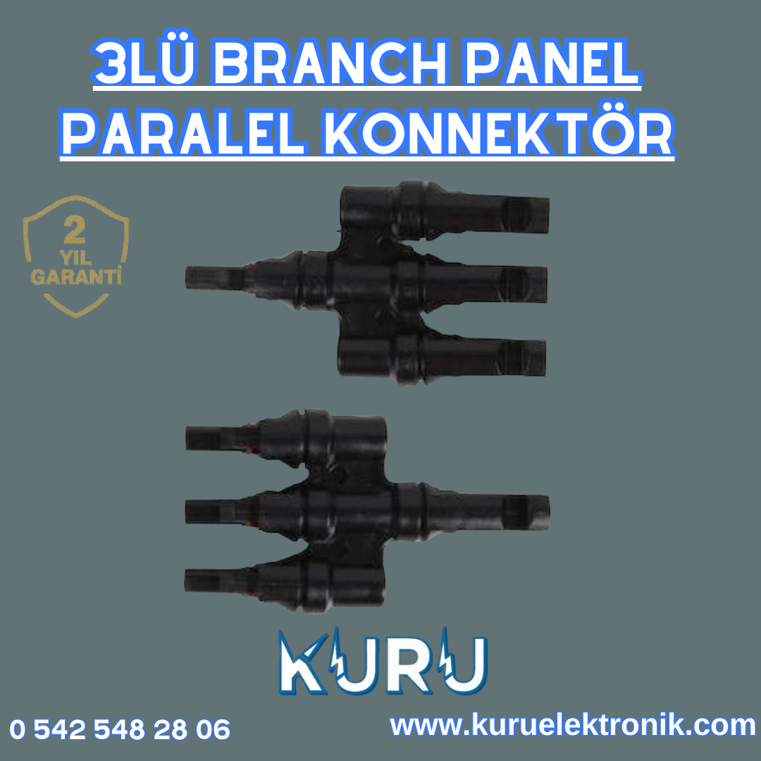 3lü Branch Panel Paralel Konnektör