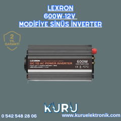 LEXRON 600W-12V  MODİFİYE SİNÜS İNVERTER